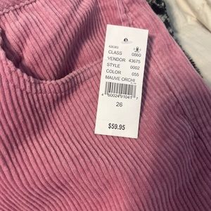 Brand new never worn PAC Sun Corduroy jeans